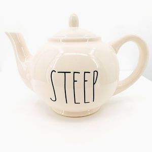 New Rae Dunn “STEEP” Large Teapot